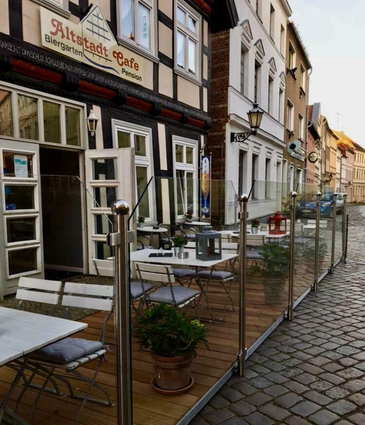 Altstadt Cafe Hotel Havelberg Kültér fotó